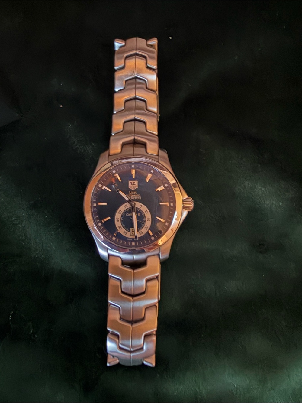 Tag Heuer Link Men's Watch - Black and Silver